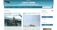 Desktop Screenshot of fearoflanding.com